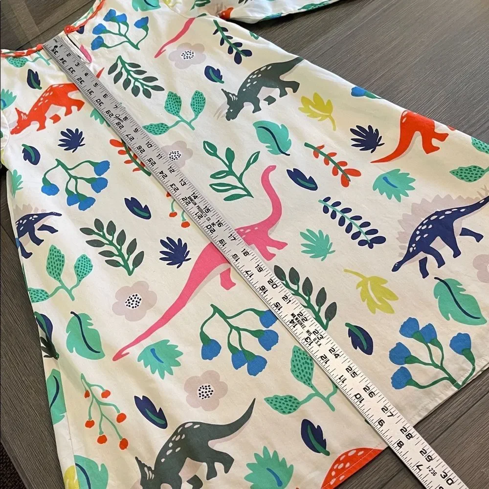 Mini Bowden Florasuarus Multicolored Dinosaur Dress Size 9-10 Y Dino Dress